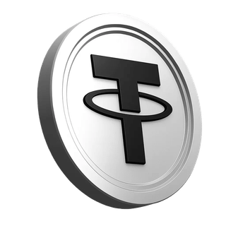 Ícono de Tether USDT ubicado en el área de confianza comunitaria de la plataforma de trading